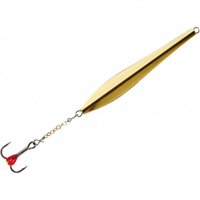 Блесна вертикальная зимняя LUCKY JOHN NAIL BLADE с цепочкой и тройником 65Mm G Блистер LJNB65-G