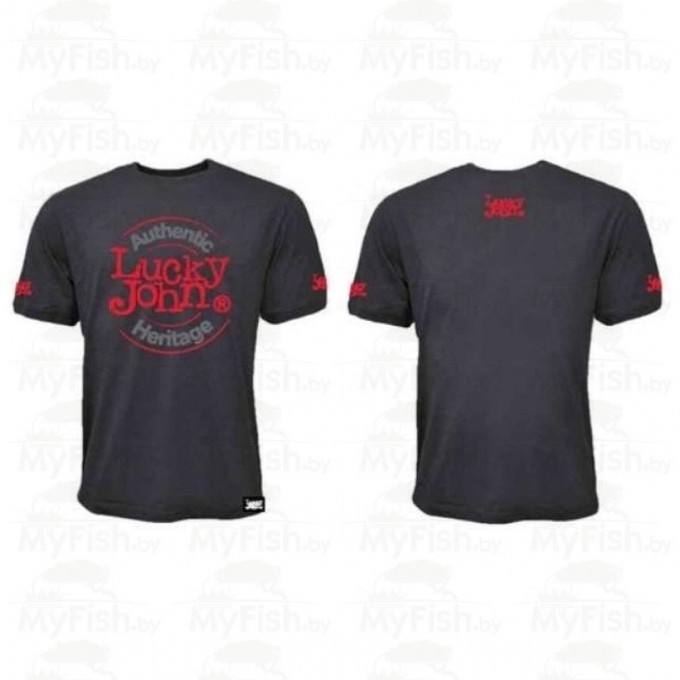 Футболка LUCKY JOHN Серая 01 Р.s AM-156-01S