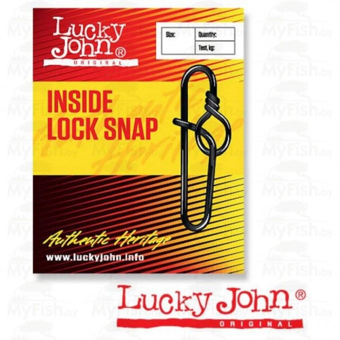 Застежки LUCKY JOHN INSIDELOCK 001 5Шт. LJ5060-001