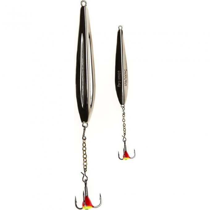 Блесна вертикальная зимняя LUCKY JOHN DIAMOND BLADE с цепью и крючком, 50 мм, цвет S LJFB50-S