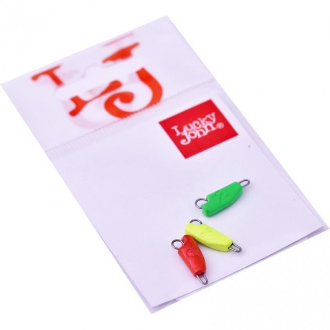 Груз-головки LUCKY JOHN ROVER разборные MIX1 8г 3шт LJRMIX1-008