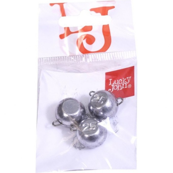 Груз-головки разборные LUCKY JOHN BALL 25г, 3шт LJBR-025