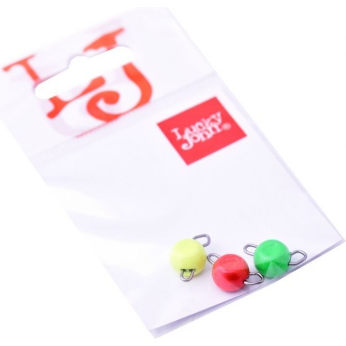 Груз-головки разборные LUCKY JOHN BALL RGY MIX1 20г, 3шт LJBRMIX1-020