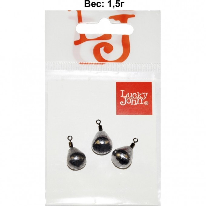 Грузa LUCKY JOHN JIG RIG 1,5г, уп. 3шт LJJR-0015