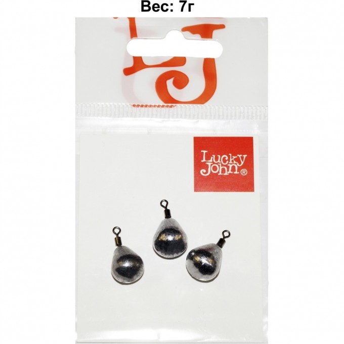 Грузa LUCKY JOHN JIG RIG 7г, уп. 3шт LJJR-0070