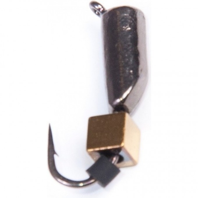 Мормышка вольфрамовая LUCKY JOHN СТОЛБИК с петелькой и кубриком золото 85мм, 035/14 LJ35085-14