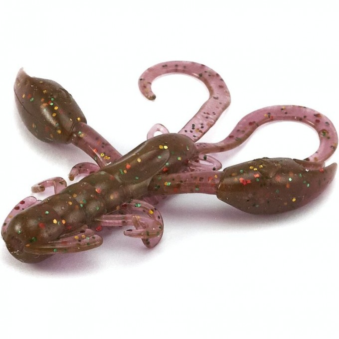 Твистеры съедобные LUCKY JOHN PRO SERIES ROCK CRAW 2.8in (72 мм), цвет s14 6шт 140117-S14