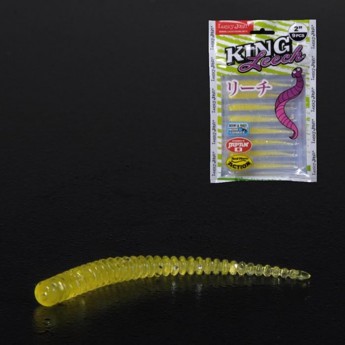 Слаги съедобные искусственные LUCKY JOHN PRO SERIES KING LEECH 2in (5 см), цвет 071, 9шт.